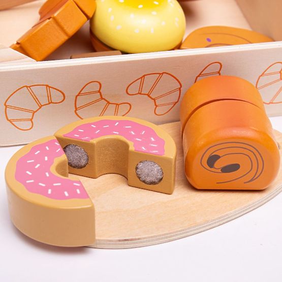 Bigjigs Toys Rezanje peciva u kutiji