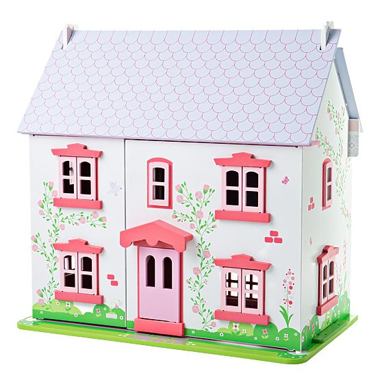 Bigjigs Toys Ružičasta kućica za lutke