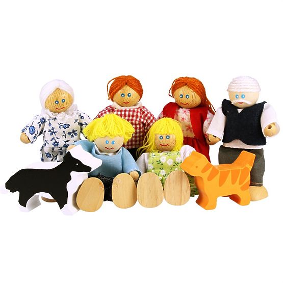 Bigjigs Toys Set obiteljske kuće