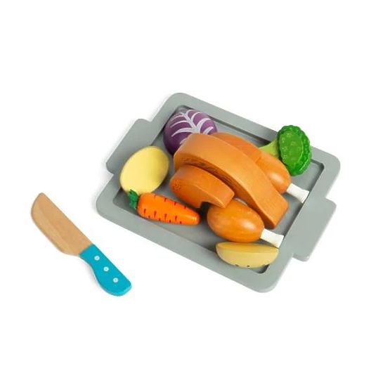 Bigjigs Toys Set Pečena piletina s povrćem