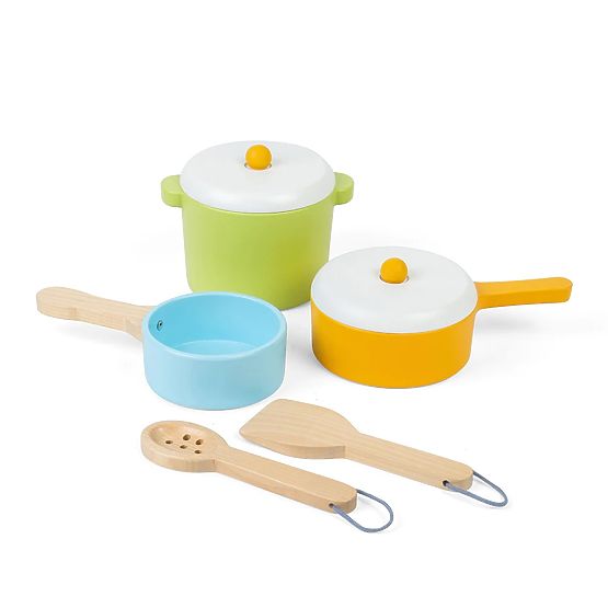 Bigjigs Toys Set posuđa 7 dijelova