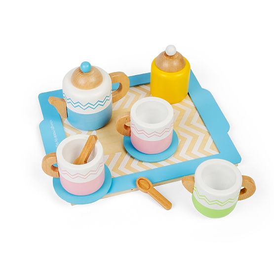 Bigjigs Toys Set za čaj s pladnjem