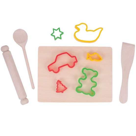 Bigjigs Toys Set za pečenje s kalupima za izrezivanje