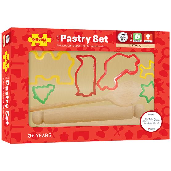 Bigjigs Toys Set za pečenje s kalupima za izrezivanje