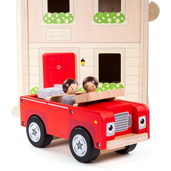 Bigjigs Toys Sklopiva kućica s priborom