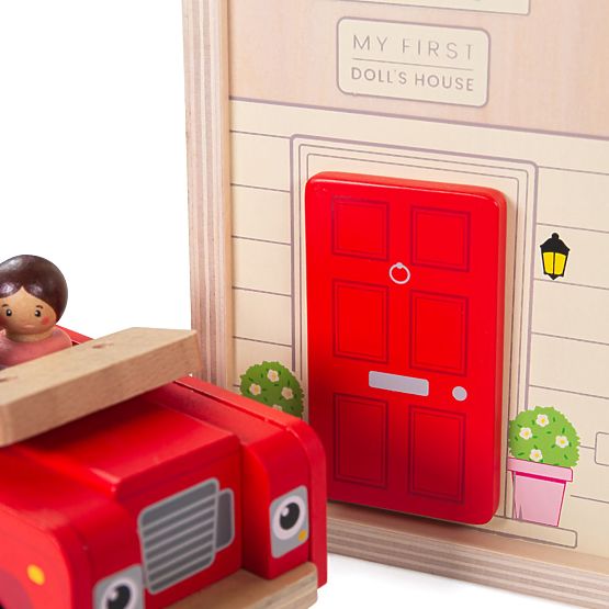 Bigjigs Toys Sklopiva kućica s priborom