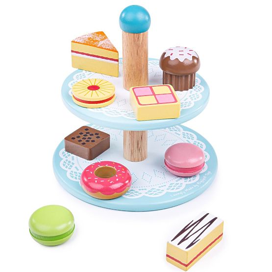 Bigjigs Toys Stalak s kolačima