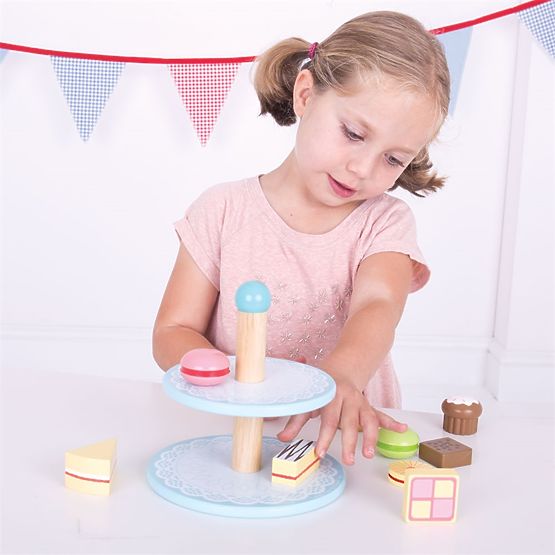 Bigjigs Toys Stalak s kolačima