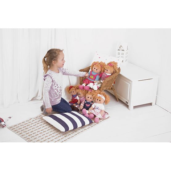 Bigjigs Toys Tirkizna haljina sa džemperom za lutku 28 cm