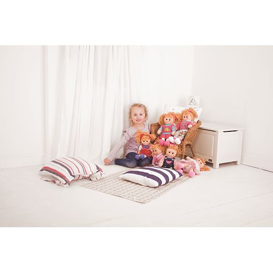 Bigjigs Toys Tirkizna haljina sa džemperom za lutku 28 cm
