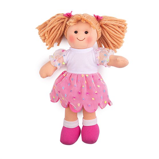 Bigjigs Toys Tkanena lutka Darcie 28 cm