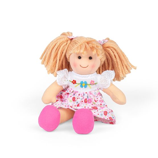 Bigjigs Toys Tkanena lutka Georgia - mala 25 cm
