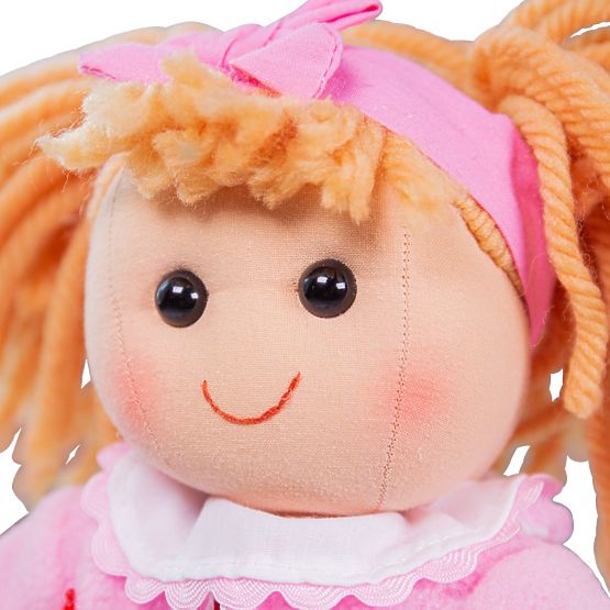 Bigjigs Toys Tkanena lutka Kelly 34 cm