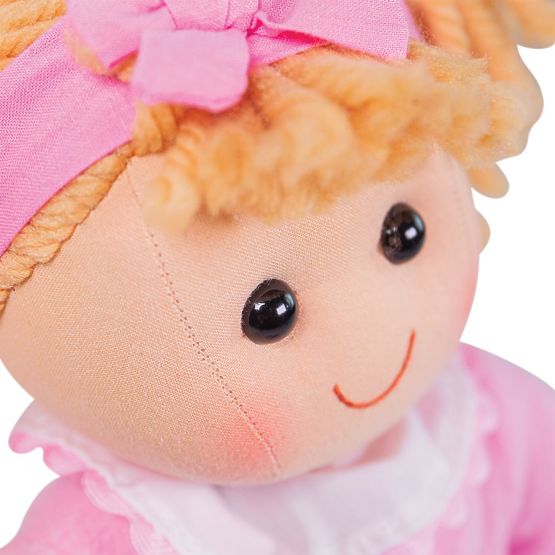 Bigjigs Toys Tkanena lutka Kelly 34 cm