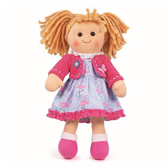 Bigjigs Toys Tkanena lutka Maggie 34cm
