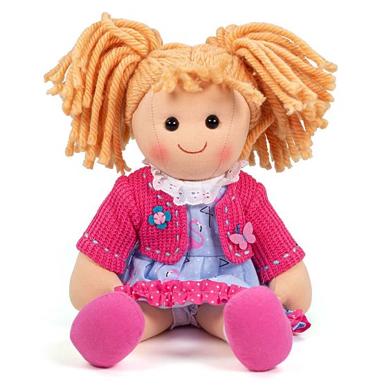 Bigjigs Toys Tkanena lutka Maggie 34cm