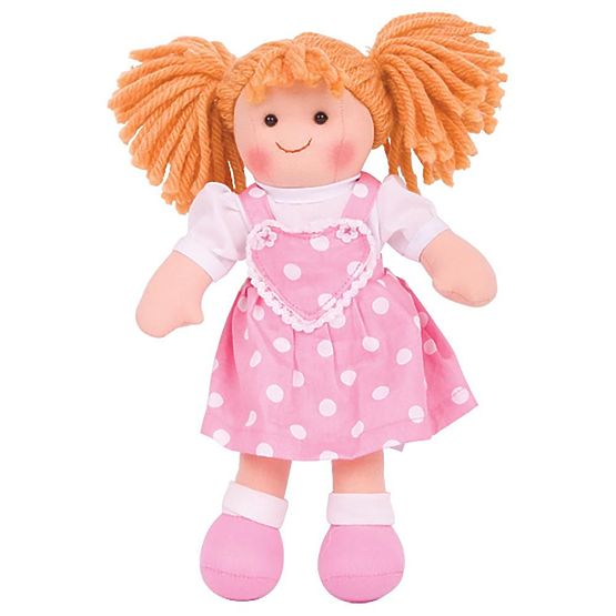 Bigjigs Toys Tkanena lutka Ruby 28 cm