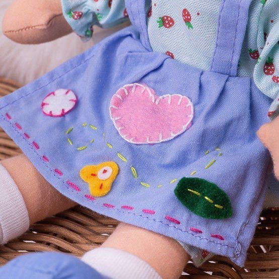 Bigjigs Toys Tkanina lutka Grace 28 cm