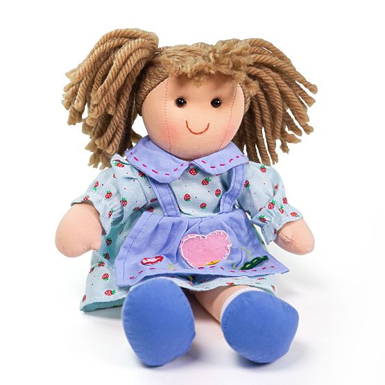 Bigjigs Toys Tkanina lutka Grace 28 cm