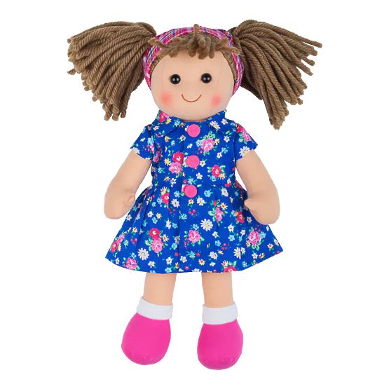 Bigjigs Toys Tkanina lutka Hollie 28 cm