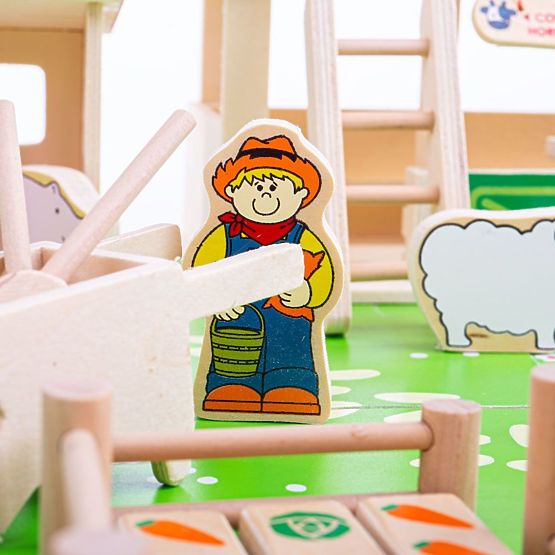Bigjigs Toys Velika drvena farma