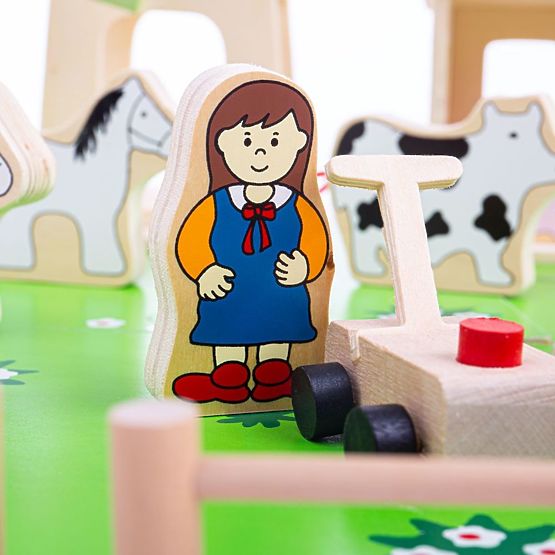 Bigjigs Toys Velika drvena farma