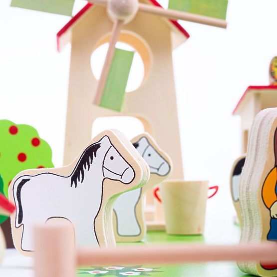 Bigjigs Toys Velika drvena farma