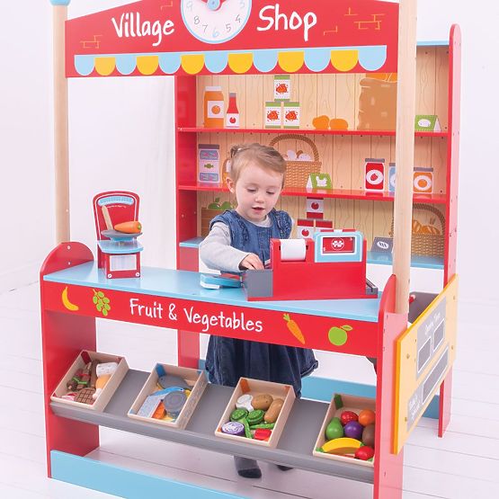 Bigjigs Toys Village dječja trgovina