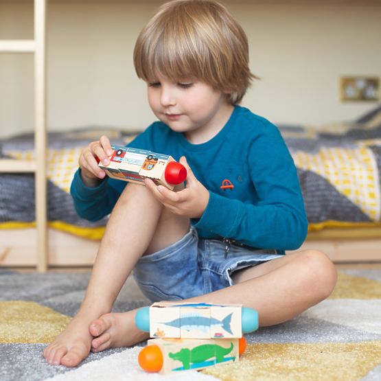 Bigjigs Toys Život u džungli s motornim koturaljkama