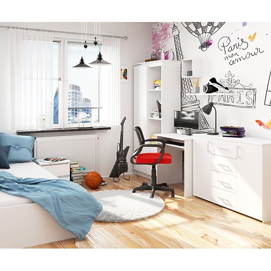 BIJELI PISAĆI STOL STAR PK