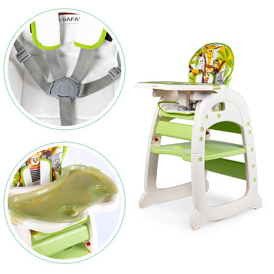 Blagovaonska stolica 2u1 - zelena