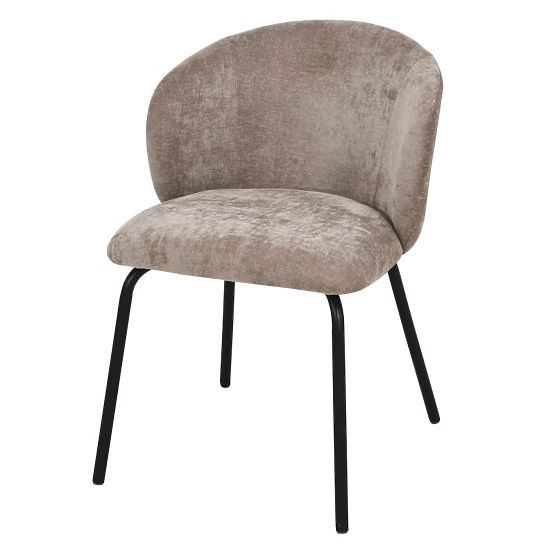 Blagovaonska stolica Larisa, smeđa/crne noge