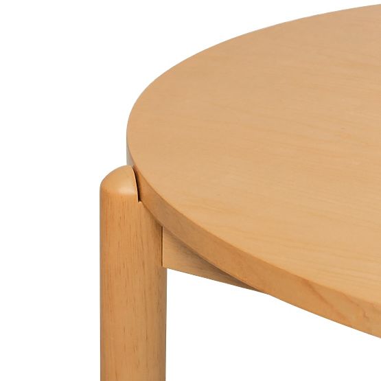 Blagovaonski stol Yoko 110,5 cm, okrugli, prirodni