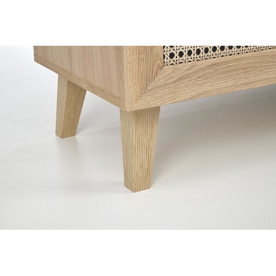 BORNEO KM-2 komoda hrast artisan/crna