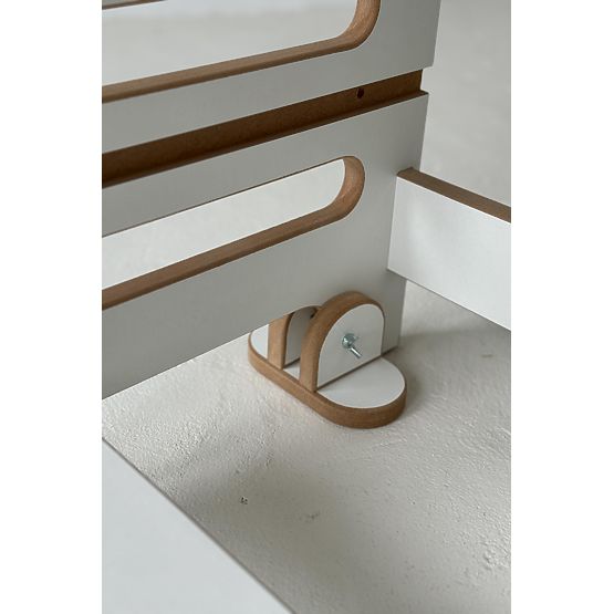 Učionica toranj za blizance DOUBLE M - bijela