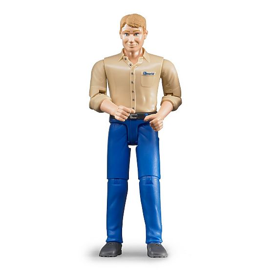 Bruder BWORLD Figura muškarca plave hlače