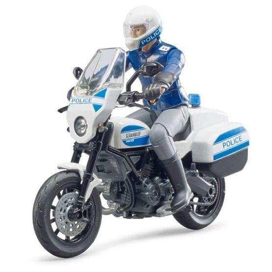 Bruder BWORLD policijski motocikl Ducati Scrambler s vozačem
