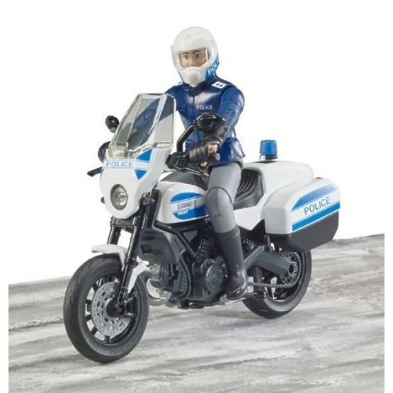 Bruder BWORLD policijski motocikl Ducati Scrambler s vozačem