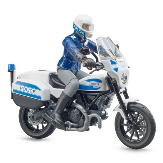 Bruder BWORLD policijski motocikl Ducati Scrambler s vozačem