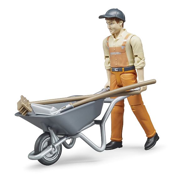 Bruder BWORLD Set komunal s figuricom