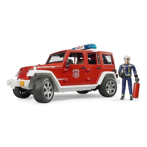Bruder Crveni vatrogasni JEEP WRANGLER s figuricom i priborom