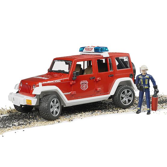 Bruder Crveni vatrogasni JEEP WRANGLER s figuricom i priborom