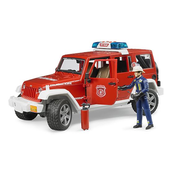 Bruder Crveni vatrogasni JEEP WRANGLER s figuricom i priborom