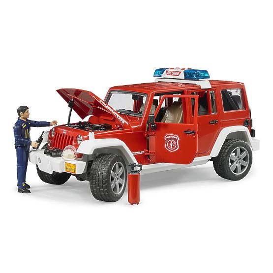 Bruder Crveni vatrogasni JEEP WRANGLER s figuricom i priborom