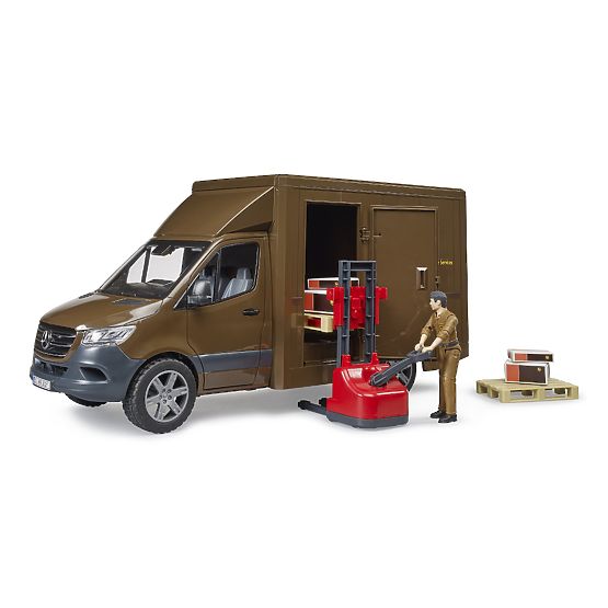 Bruder Dostavno vozilo UPS MB Sprinter s figuricom i priborom