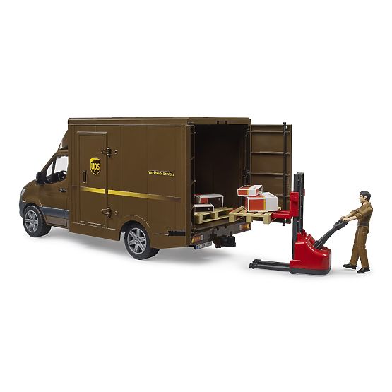 Bruder Dostavno vozilo UPS MB Sprinter s figuricom i priborom