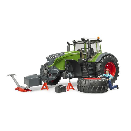 Bruder Traktor Fendt 1050 Vario s mehaničarom i radioničkim alatom 1:16