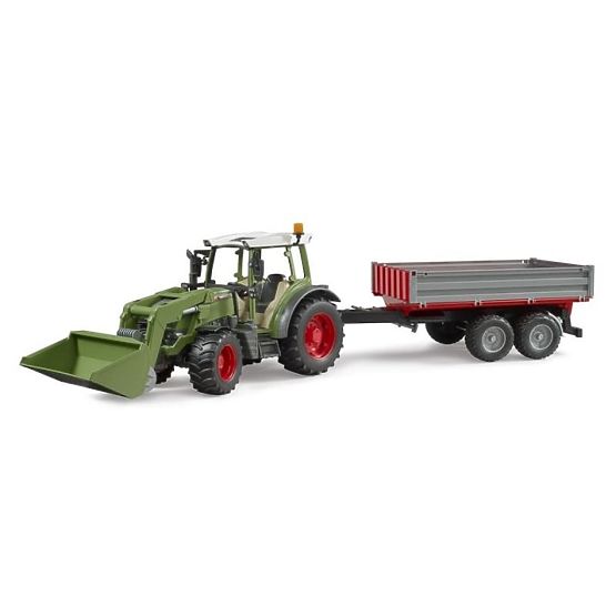 Bruder traktor Fendt Vario 211 s prednjim utovarivačem i kiperskom prikolicom
