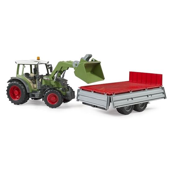 Bruder traktor Fendt Vario 211 s prednjim utovarivačem i kiperskom prikolicom