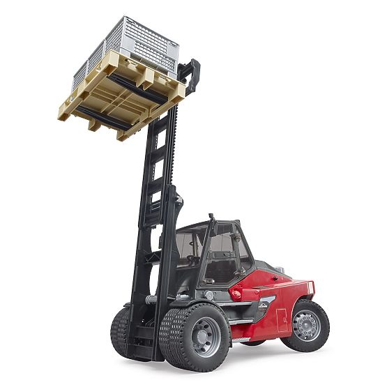 Bruder Viličar Linde HT160D s paletom i 3 kutije